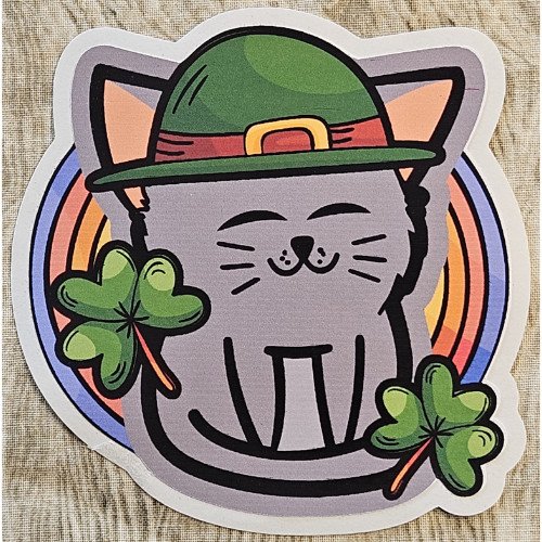 luck o the mus mus sticker