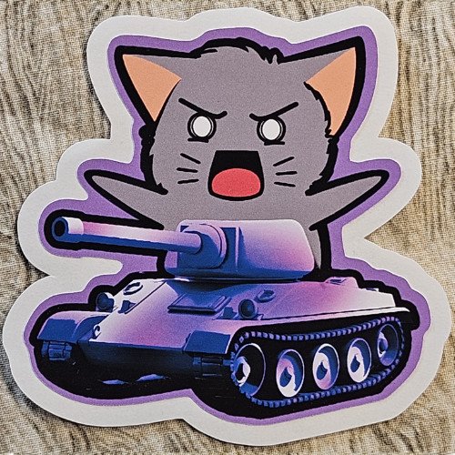 rawr tank mus mus sticker